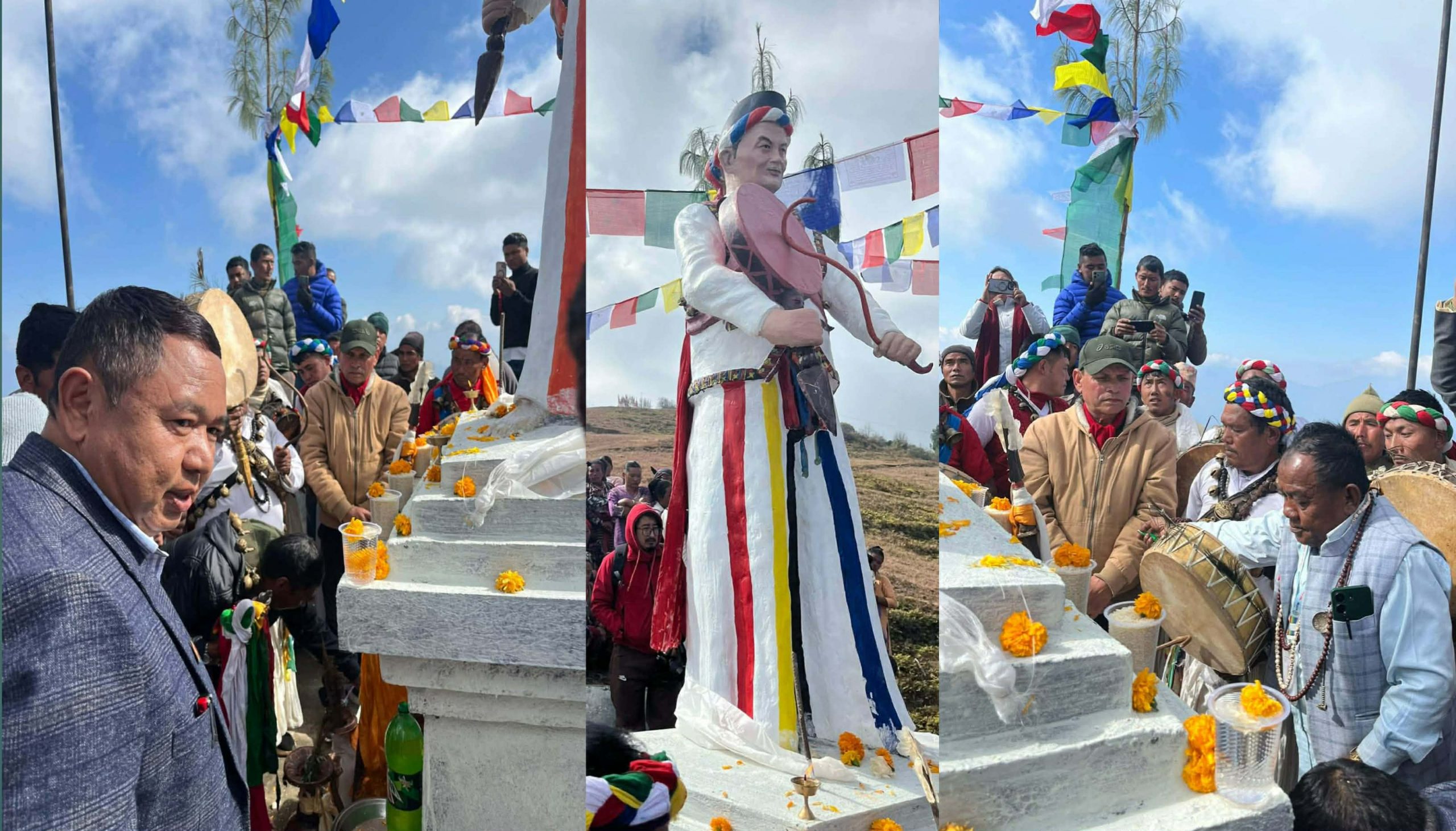 गुफाडाँडामा स्वर्गीय जस्पाल पाख्रीन तामाङ (बासा) को शालिक अनावरण तथा स्मृति सभा सम्पन्न