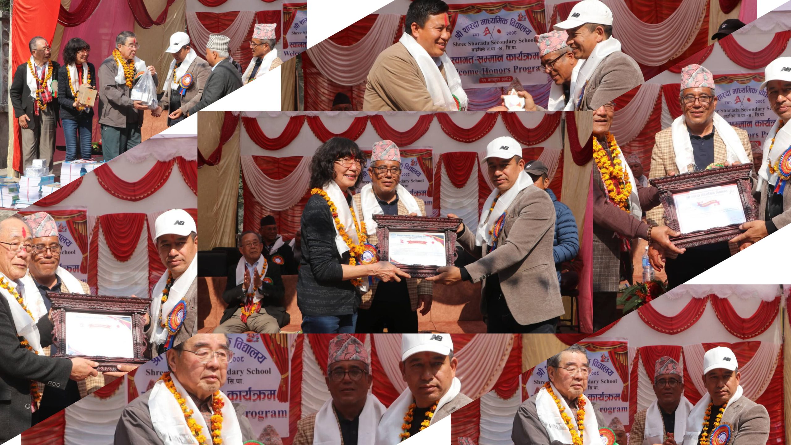 शारदा माविद्वारा जापानी संस्था युनेस्कोलाई भव्य सम्मान