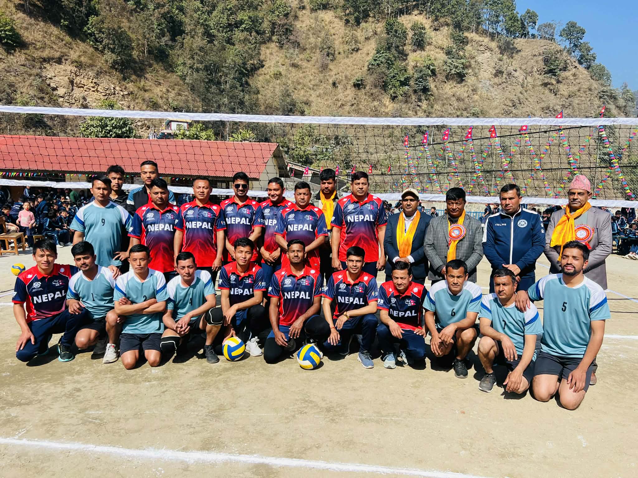 पालिका स्तरीय शिक्षक भलिबल प्रतियोगिता सुरु